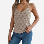 Alveraine | Women’s Hollow-Out V-Neck Camisole – Holiday Summer Style