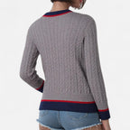 Alveraine | Women’s Colorblock V-Neck Cardigan