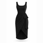 Alveraine | Women’s Tie-Side Tank Maxi Dress – Elegant Flowing Style