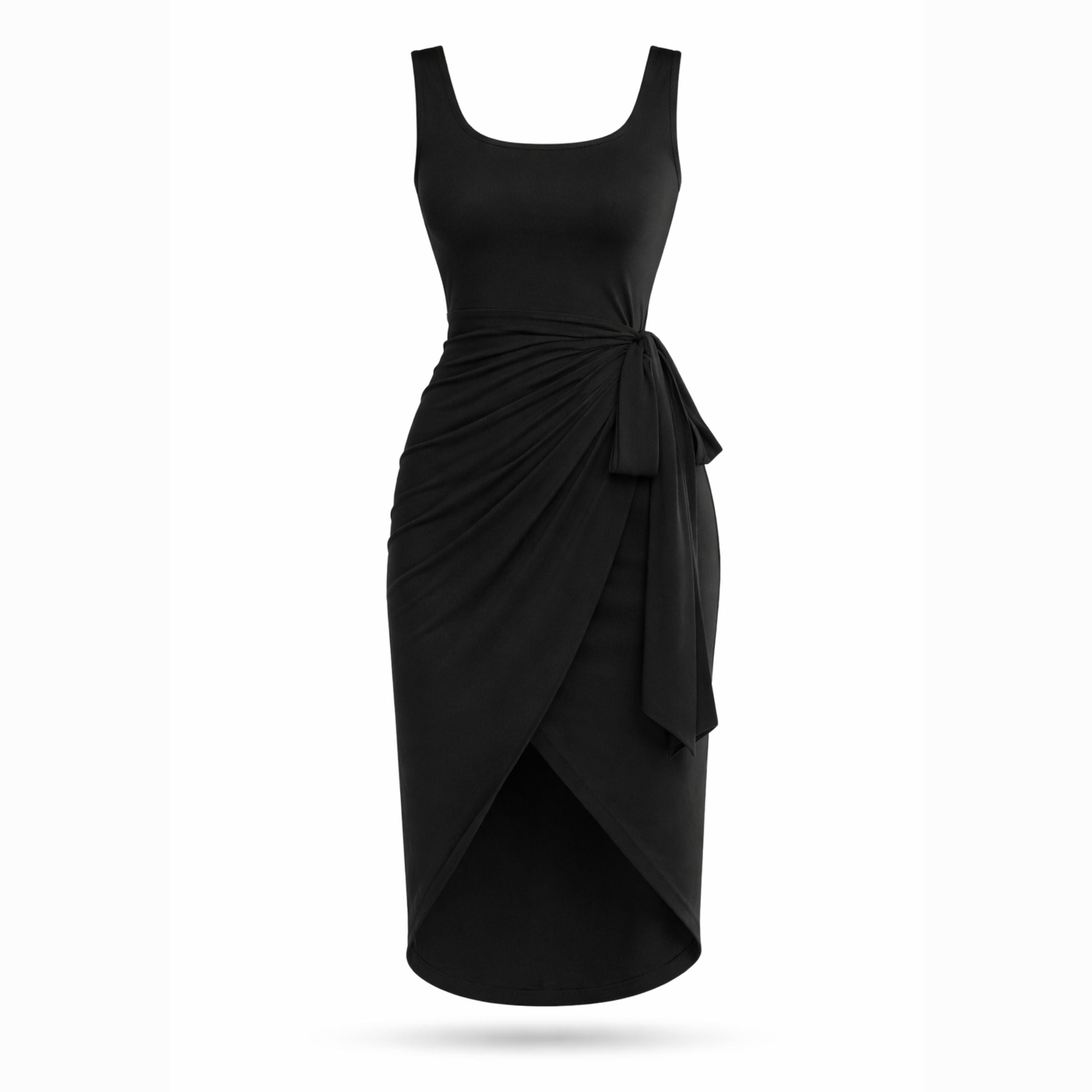 Alveraine | Women’s Tie-Side Tank Maxi Dress – Elegant Flowing Style
