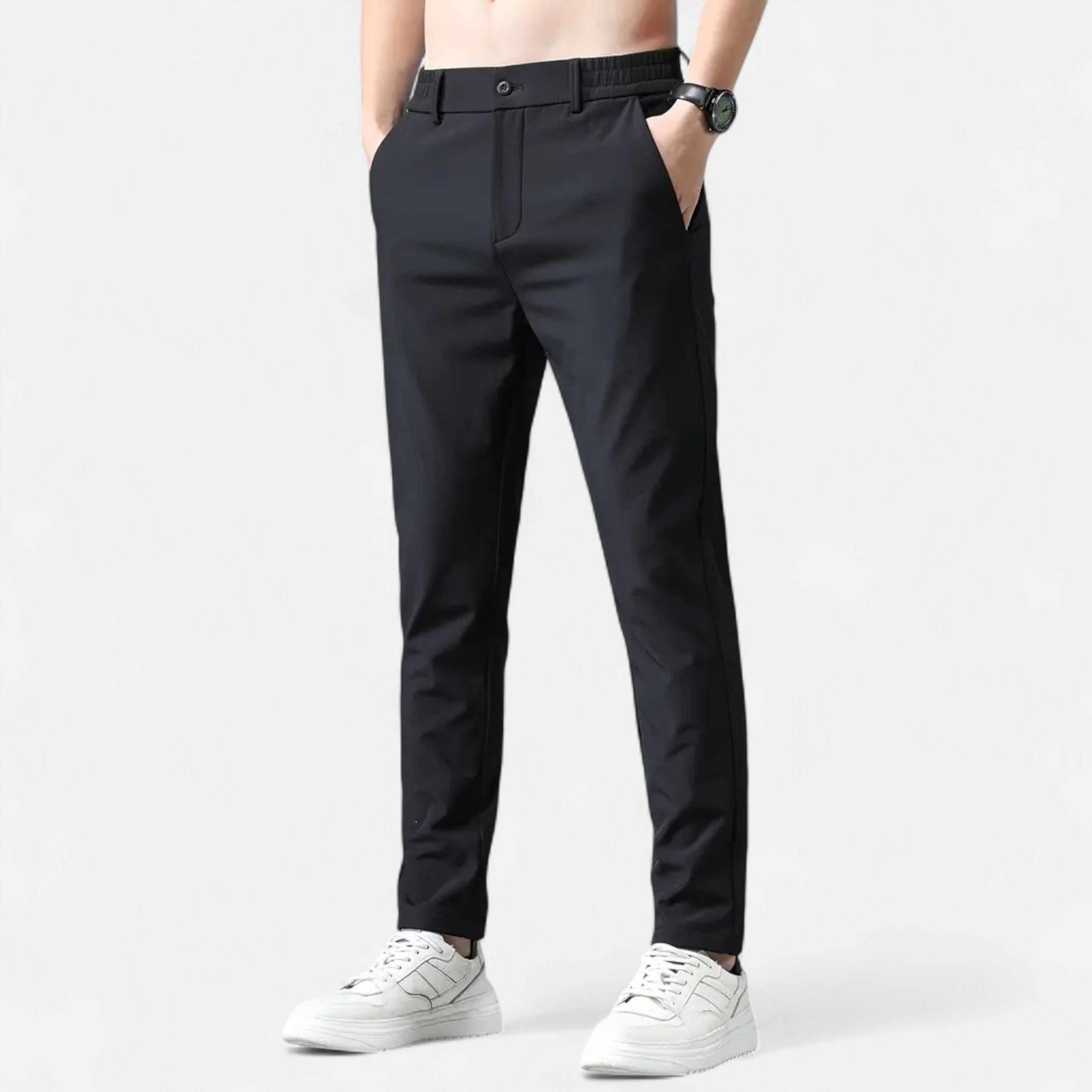 Lurvain | Men’s Slim-Fit Trousers – Refined Business Elegance