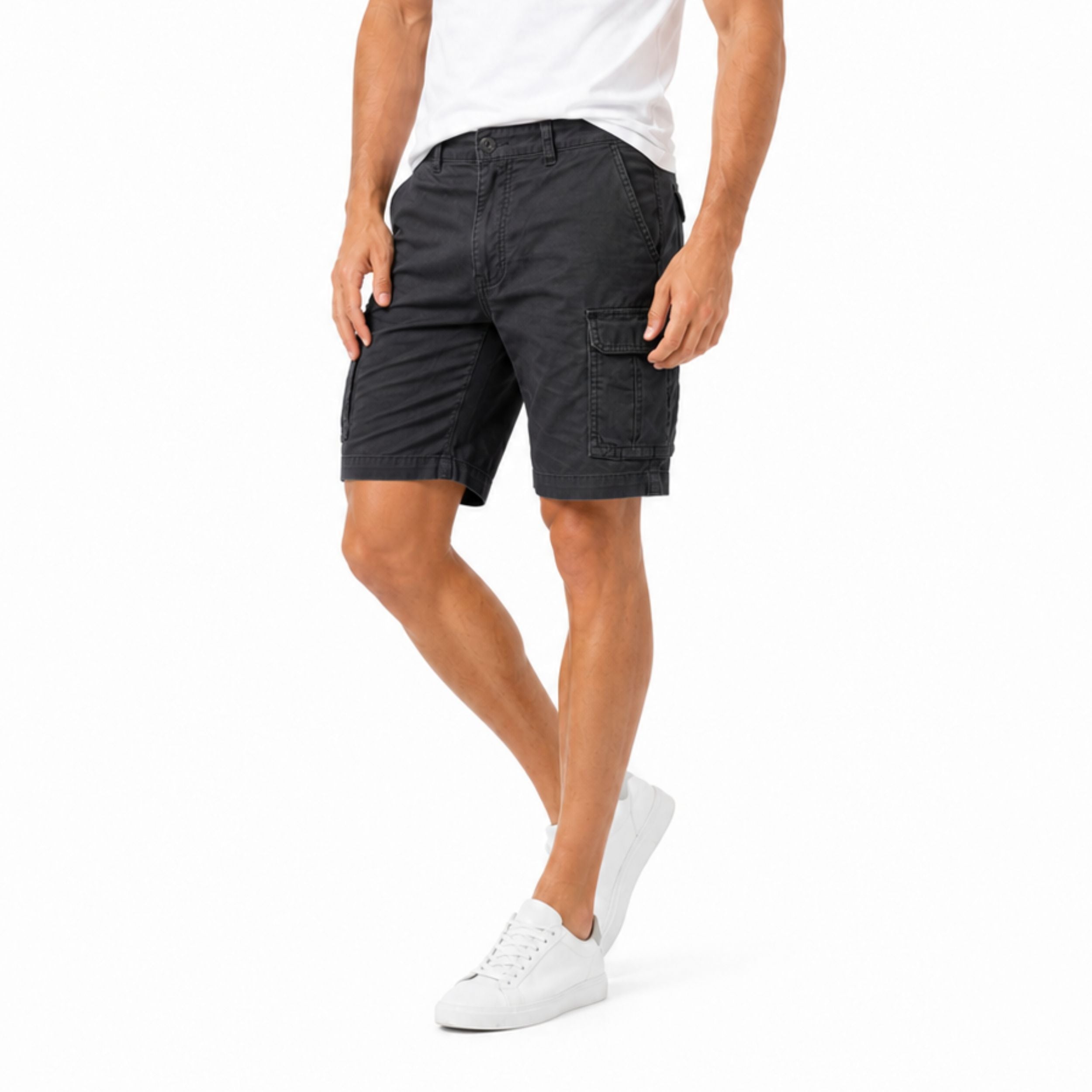 Alveraine | Men’s Retro Cargo Trousers – Relaxed Outdoor Style