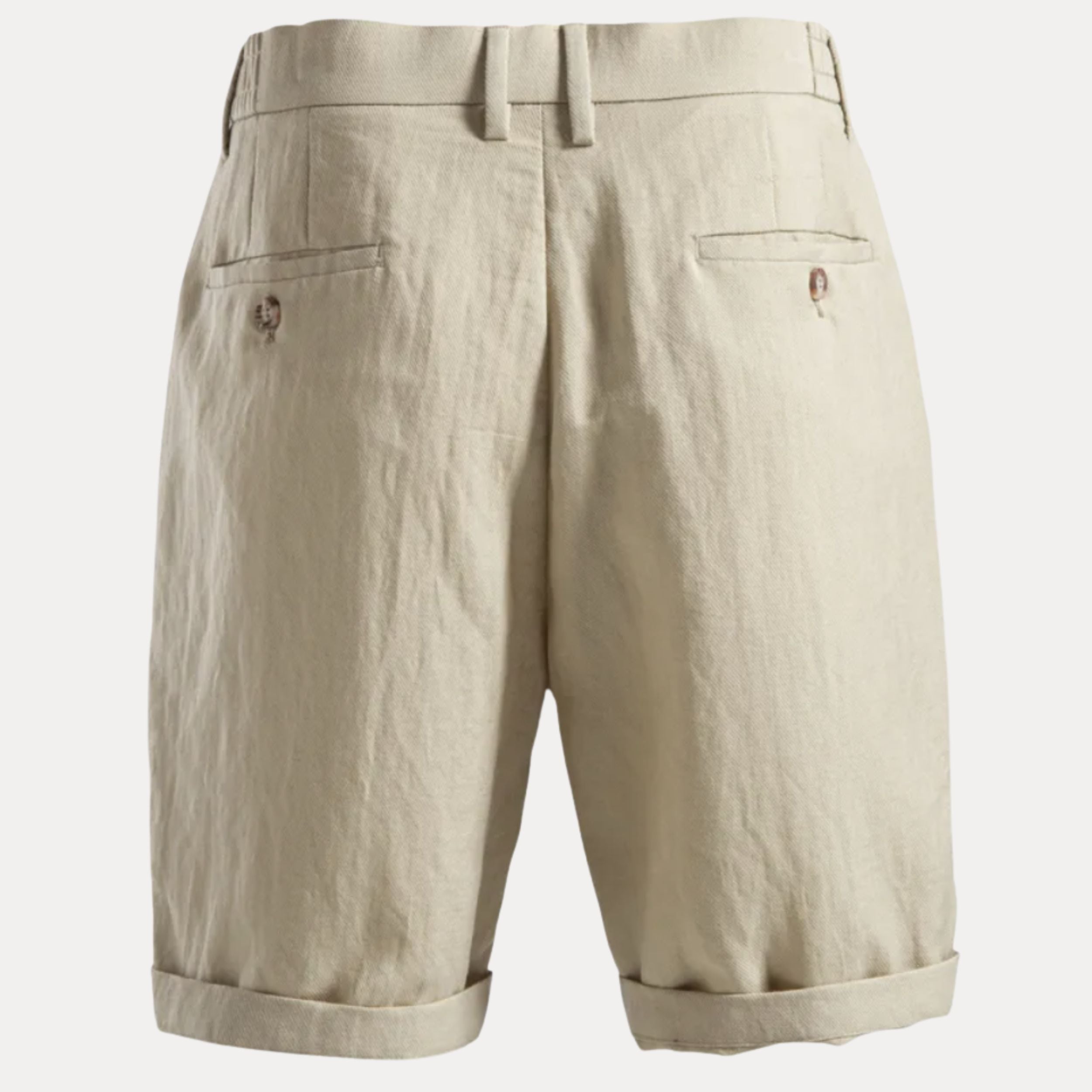 Alveraine | Short tailleur en lyocell coton pour homme – Style estival chic classique