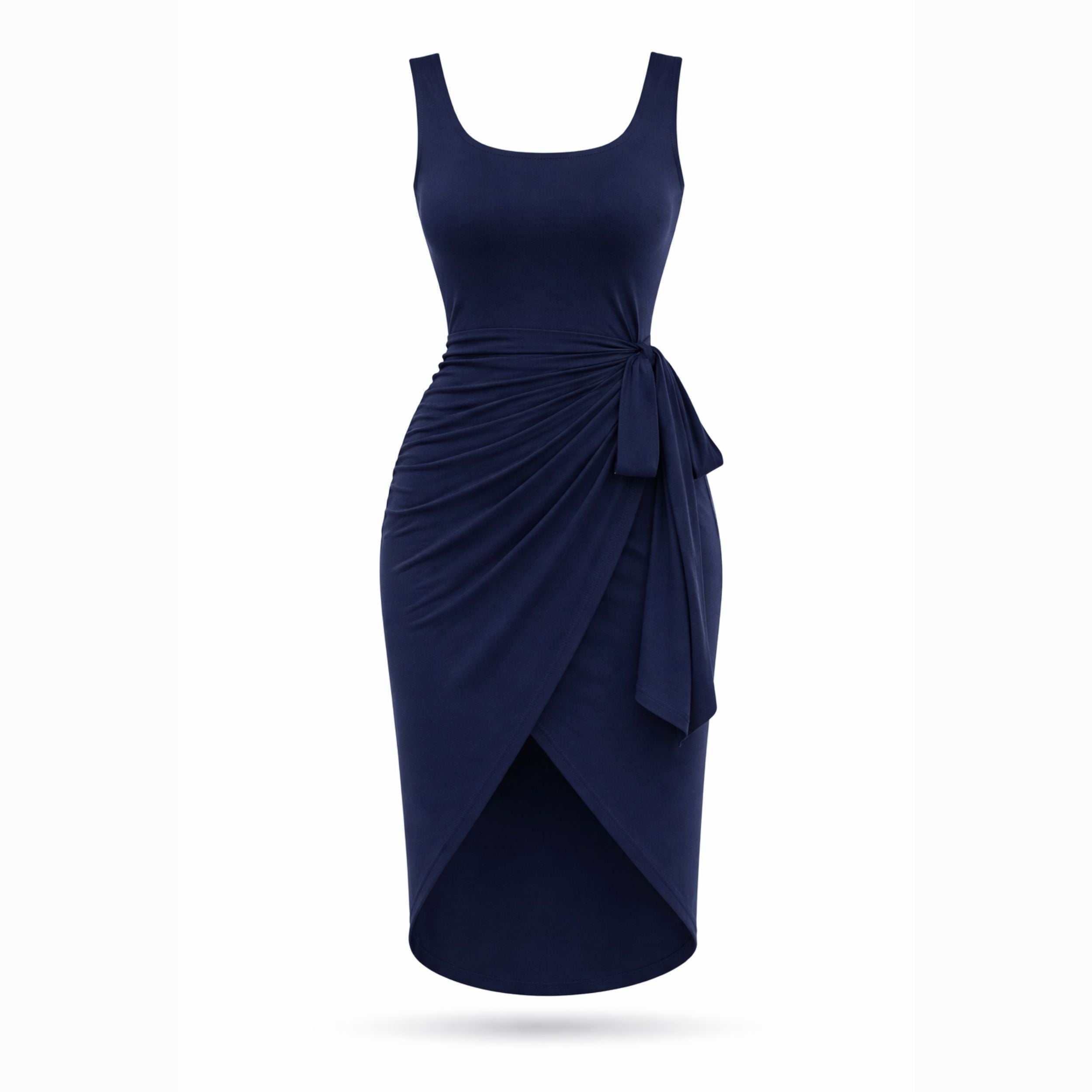 Alveraine | Women’s Tie-Side Tank Maxi Dress – Elegant Flowing Style