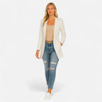 Alveraine | Women’s Chic Mid-Length Lapel Cardigan