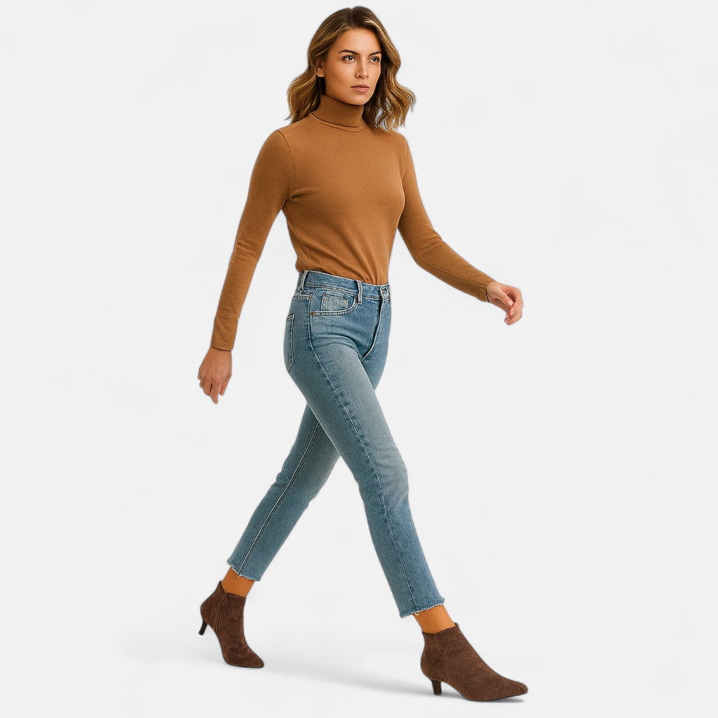 Lurvain | Women’s Kitten Heel Pointed Ankle Boots