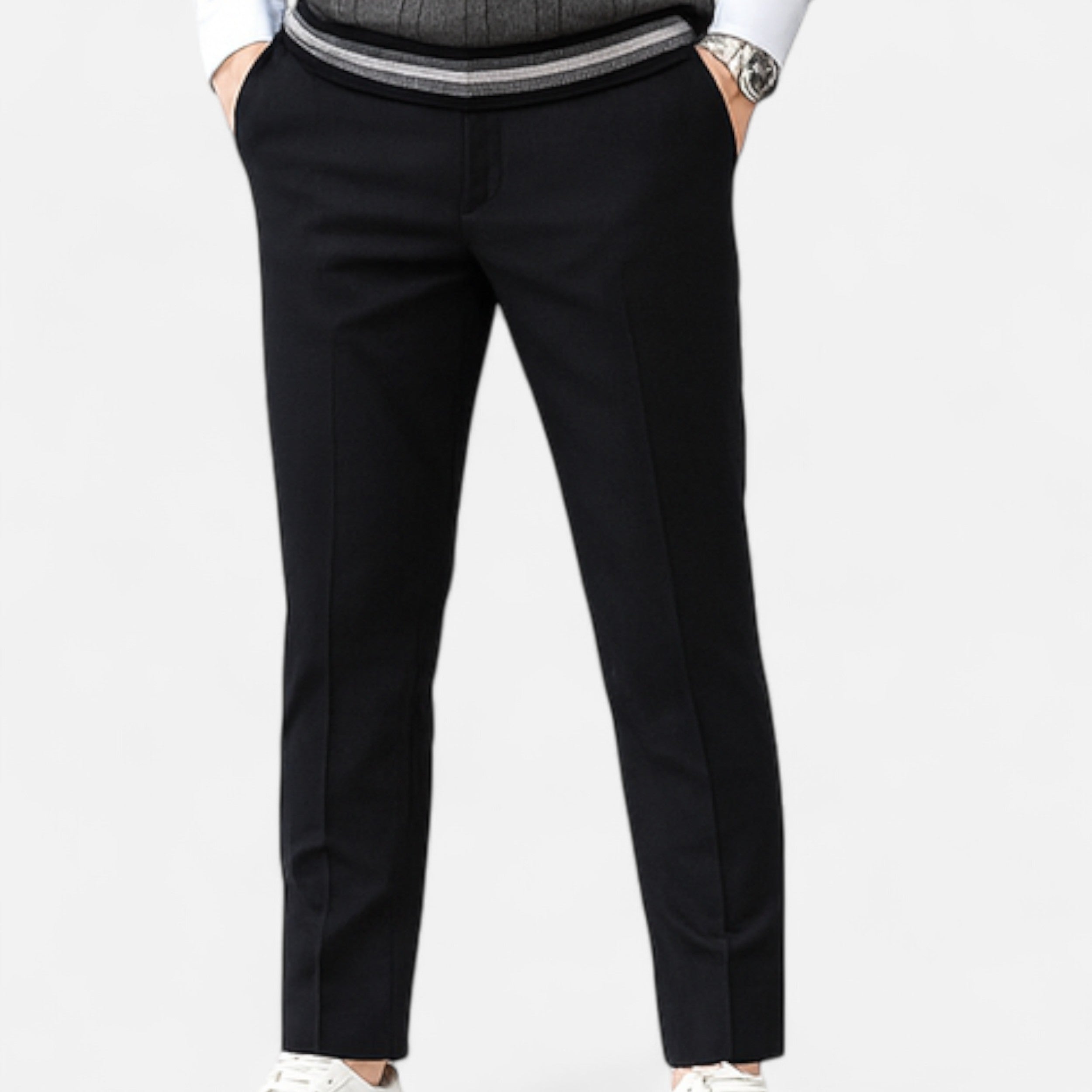 Lurvain | Men’s Slim-Fit Trousers – Refined Business Elegance