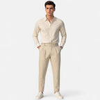 Alveraine | Men’s Relaxed-Fit Pants – Double-Button Classic