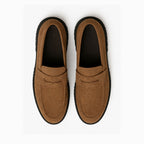 Alveraine | Women’s Penny Loafers – Glossy Heritage Sophistication