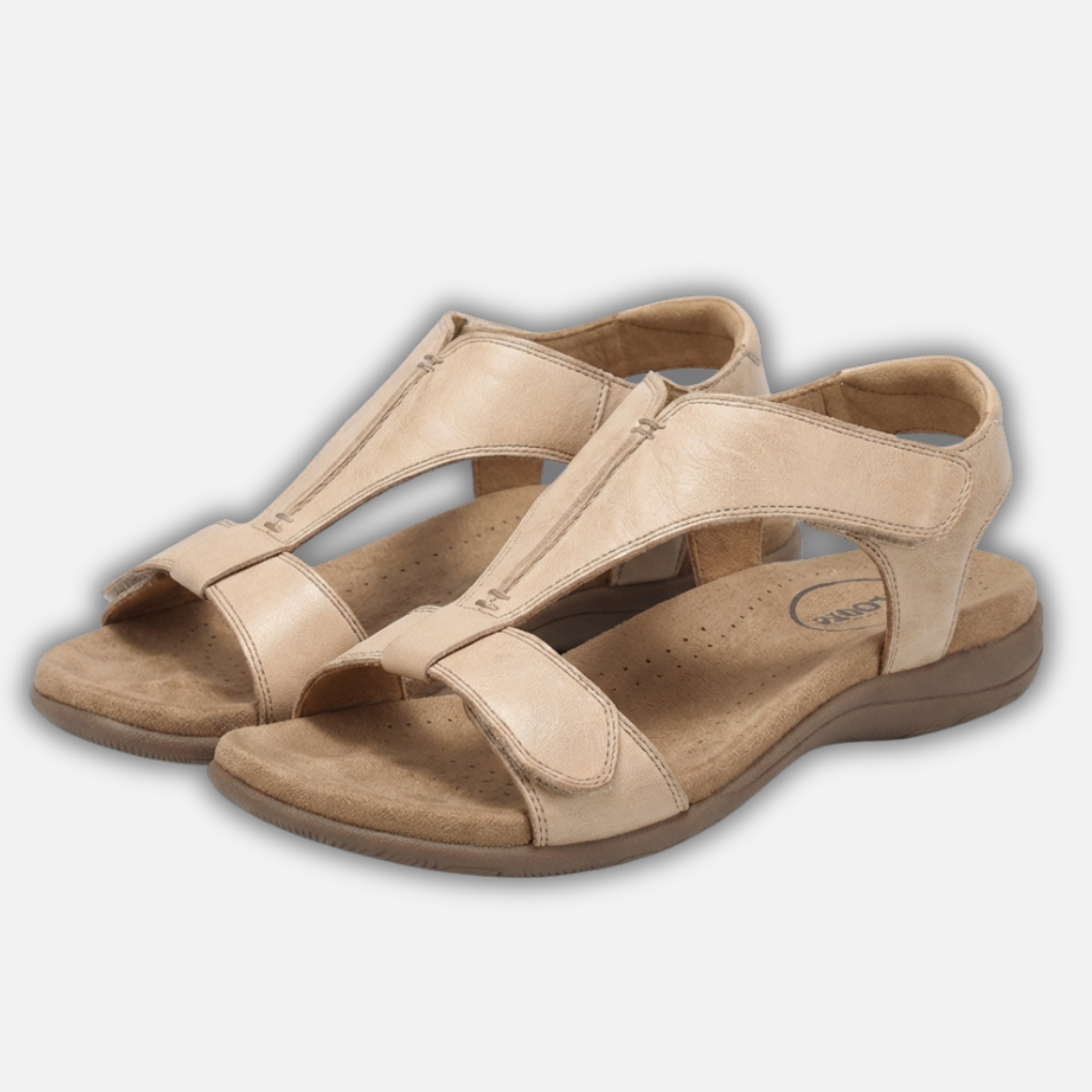 Alveraine Women's Open Toe Walking Sandals – Khaki