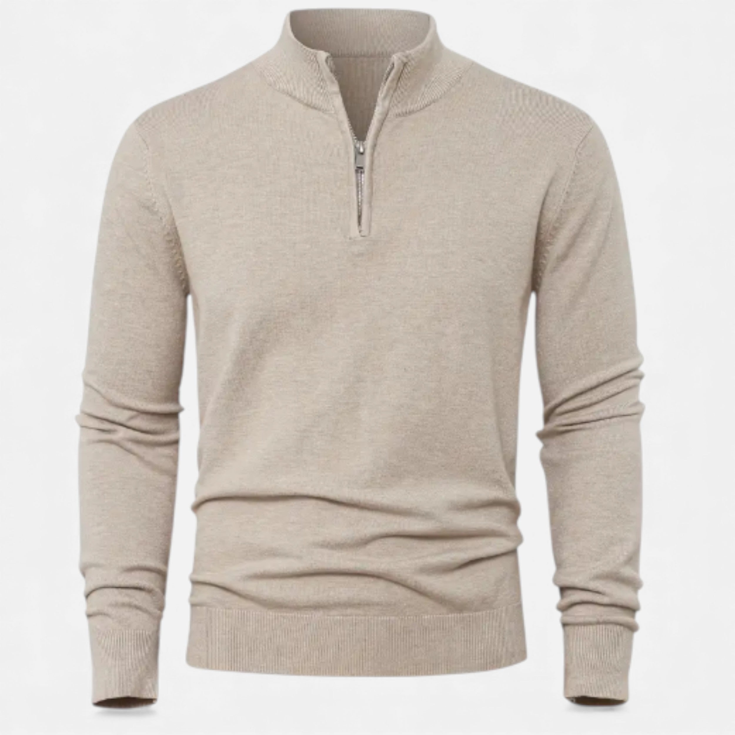 Lurvain | Men’s Heavyweight Knit Zip Cardigan