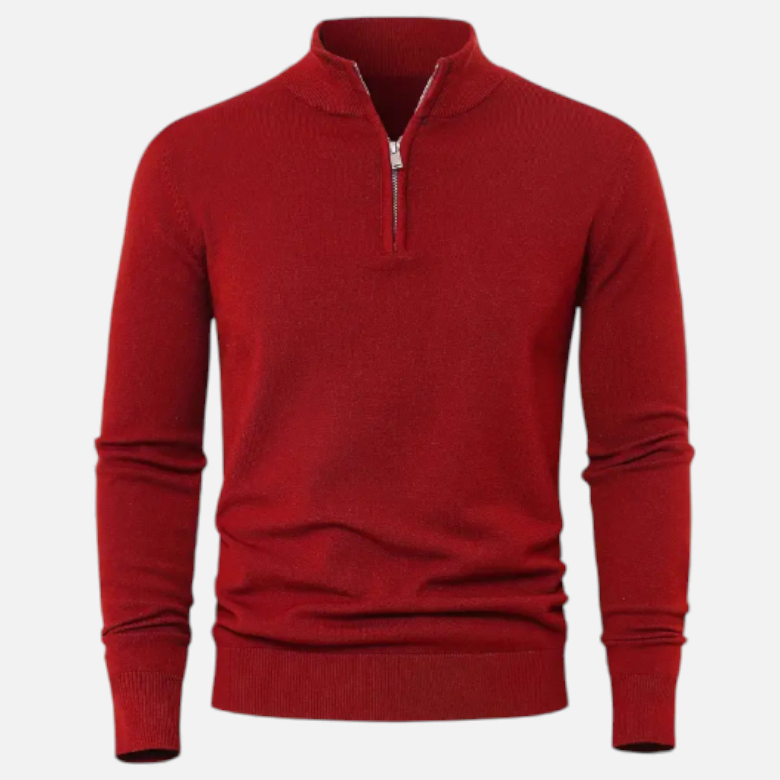 Lurvain | Men’s Heavyweight Knit Zip Cardigan