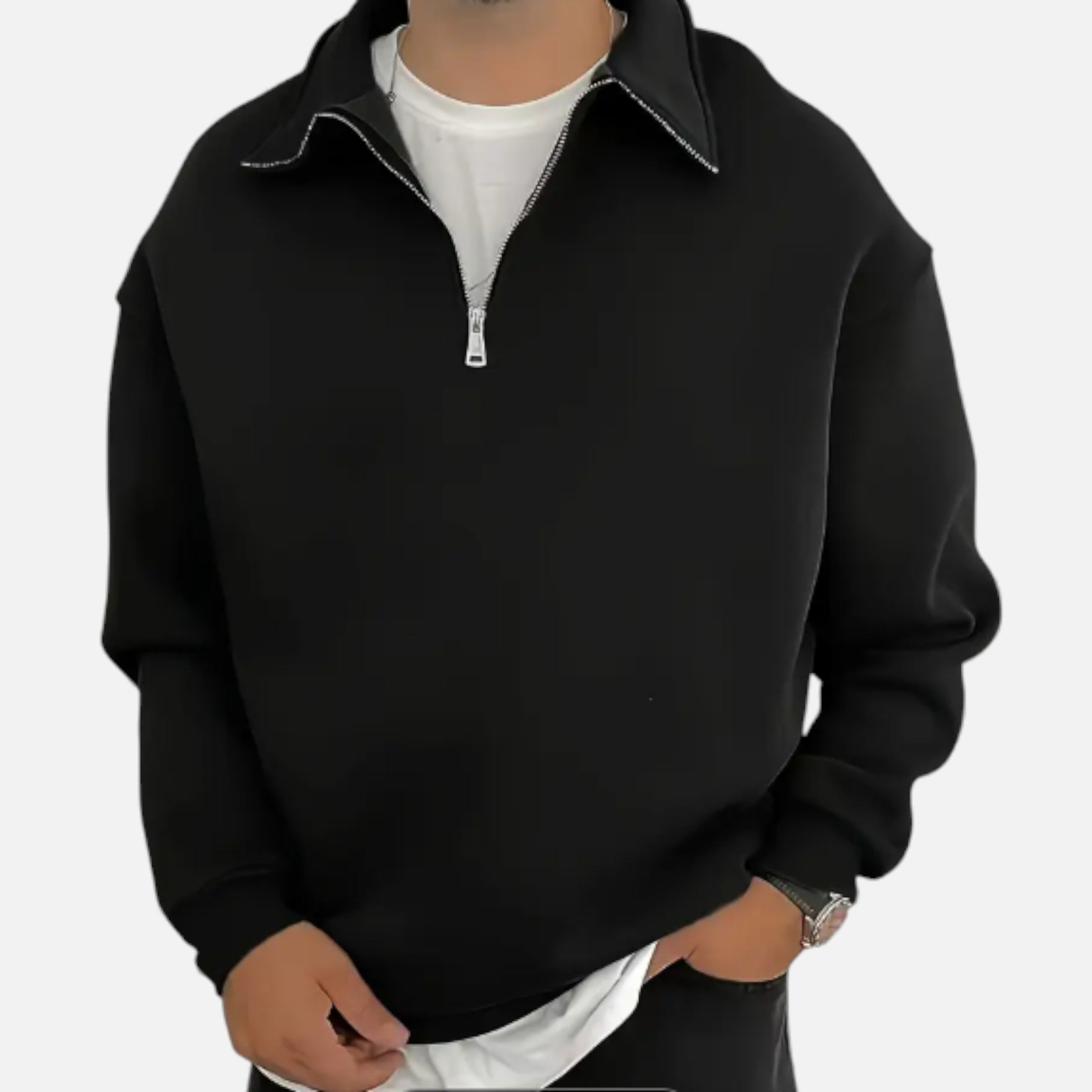 Lurvain | Men’s Cozy Fleece Half-Zip Pullover