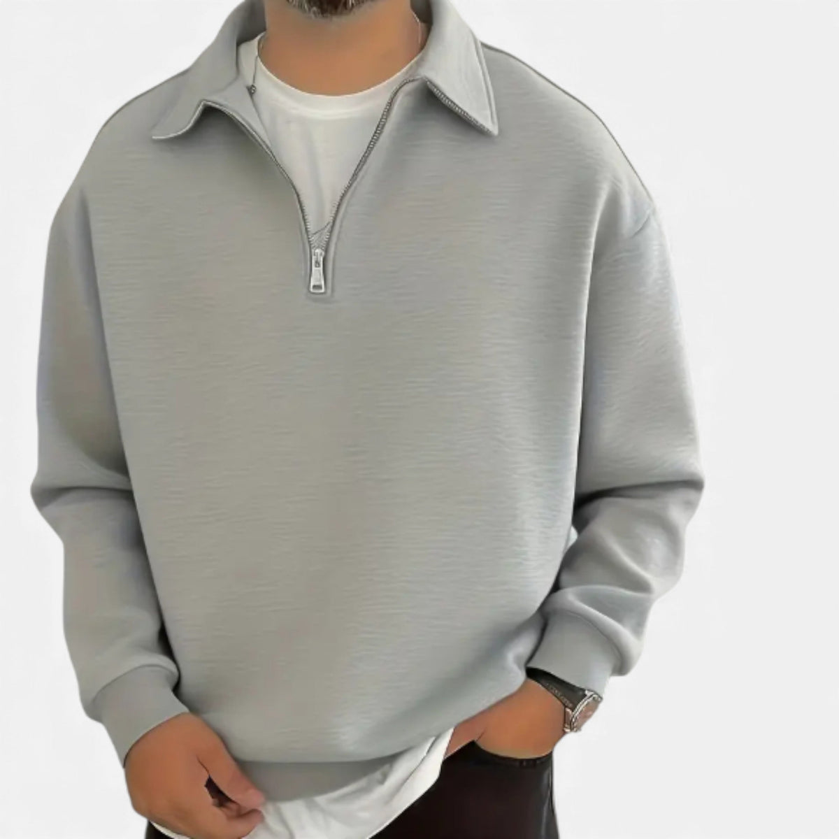Lurvain | Men’s Cozy Fleece Half-Zip Pullover