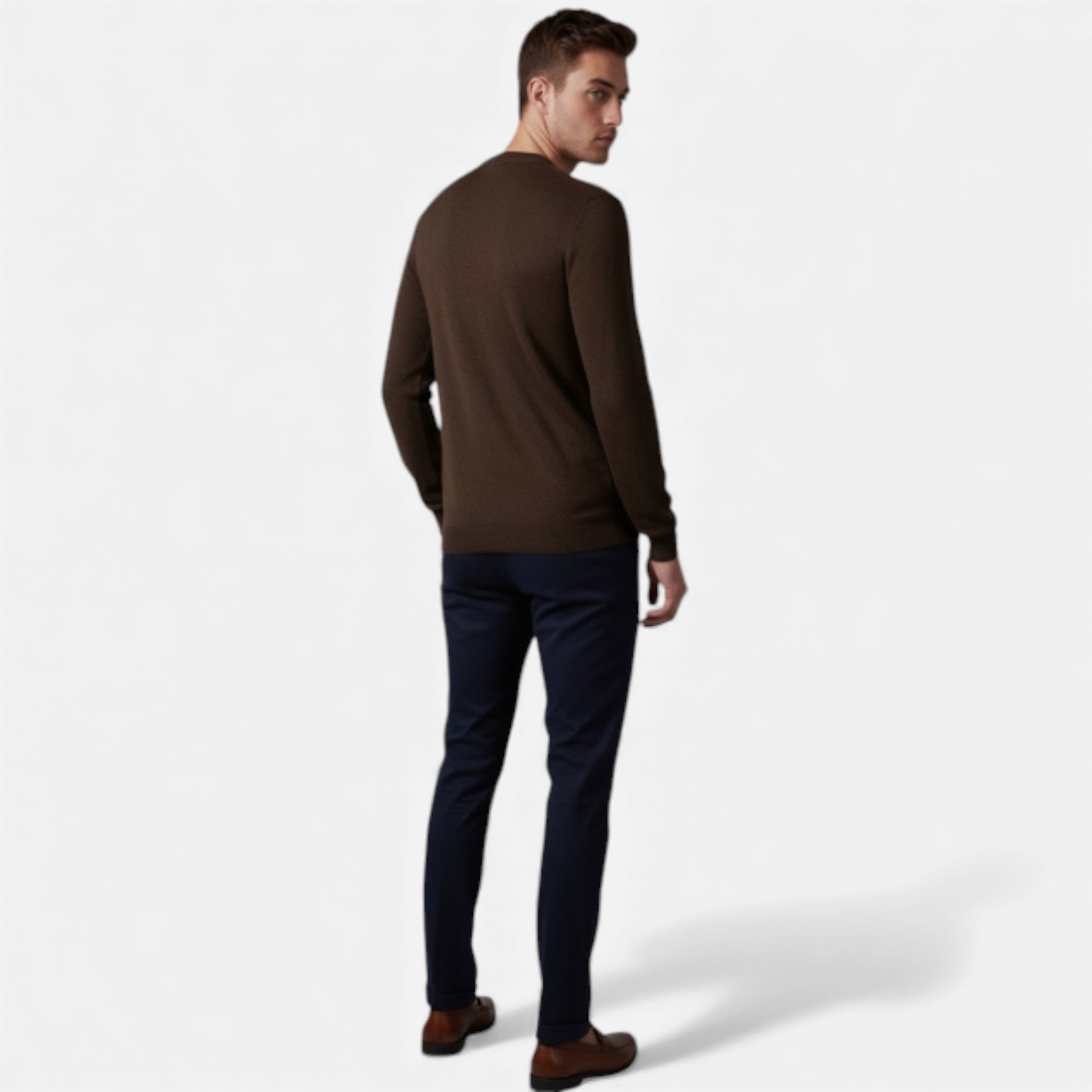 Lurvain | Men’s Heritage Crew-Neck Knit Sweater