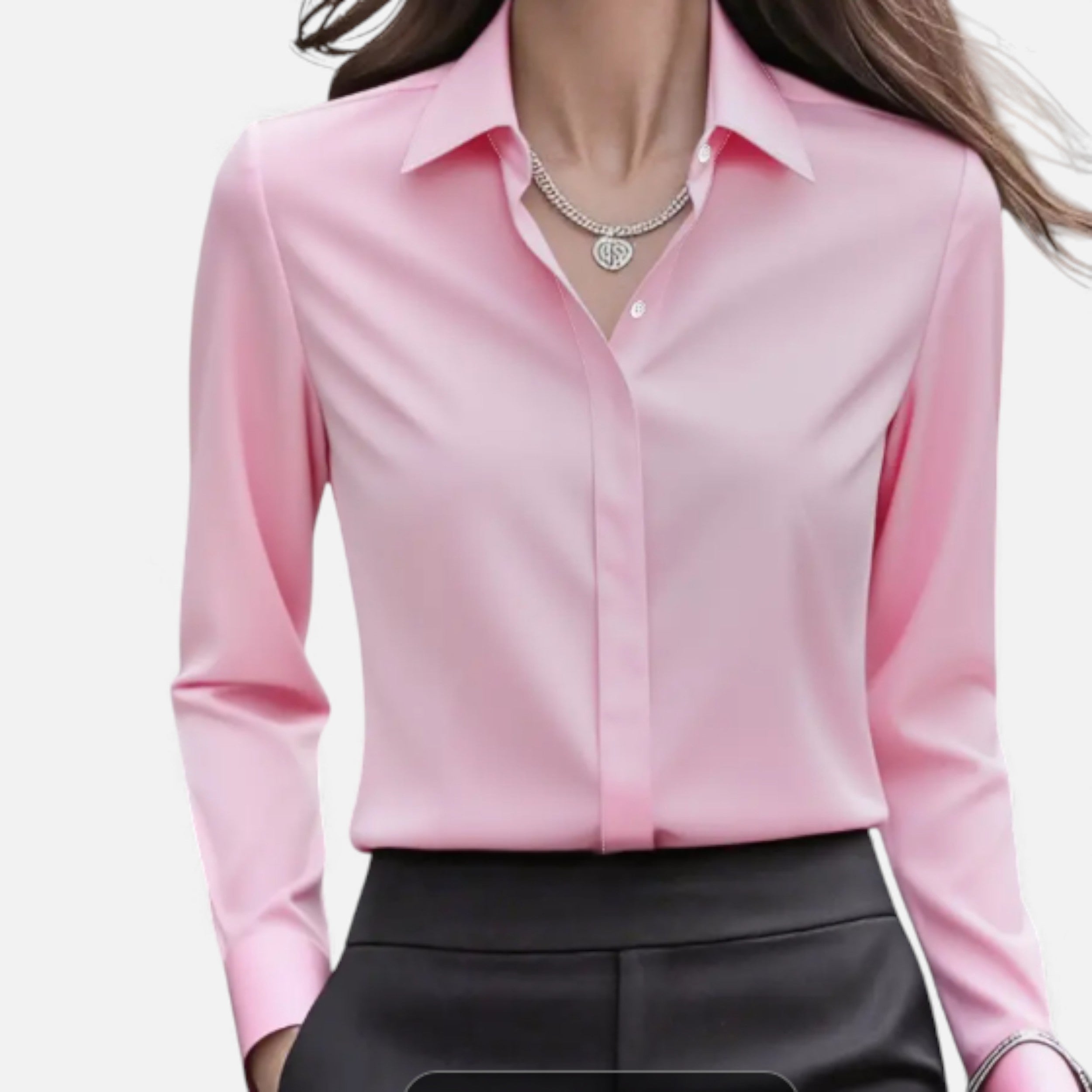 Lurvain | Women’s Classic White Collared Shirt