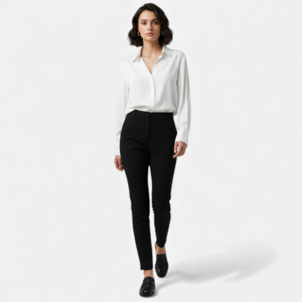 Lurvain | Women’s Classic White Collared Shirt