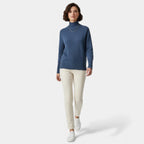 Alveraine | Ribbed Knit Sweater with Mock Neck