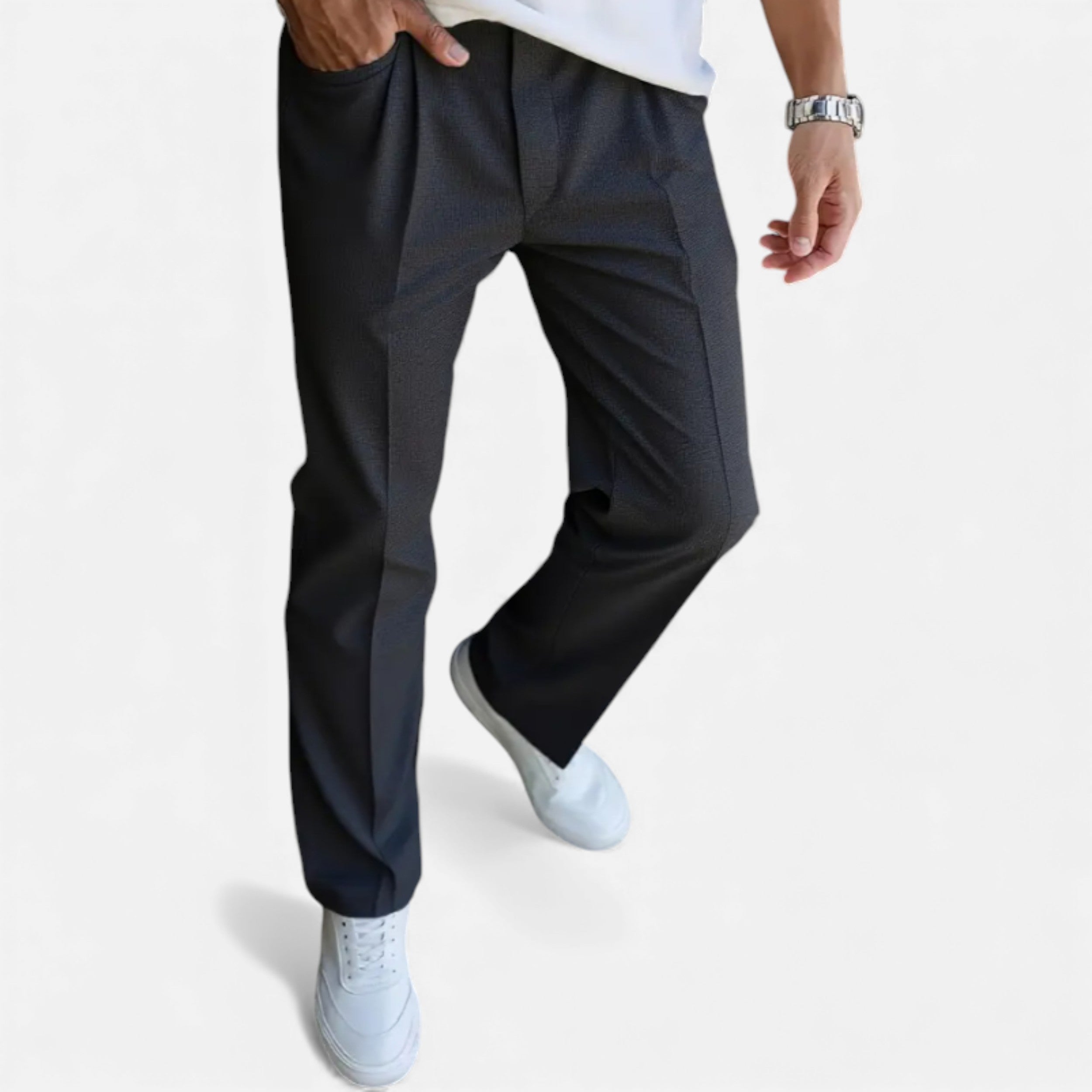 Lurvain | Men’s Tapered Formal Trousers – Tailored Sophistication
