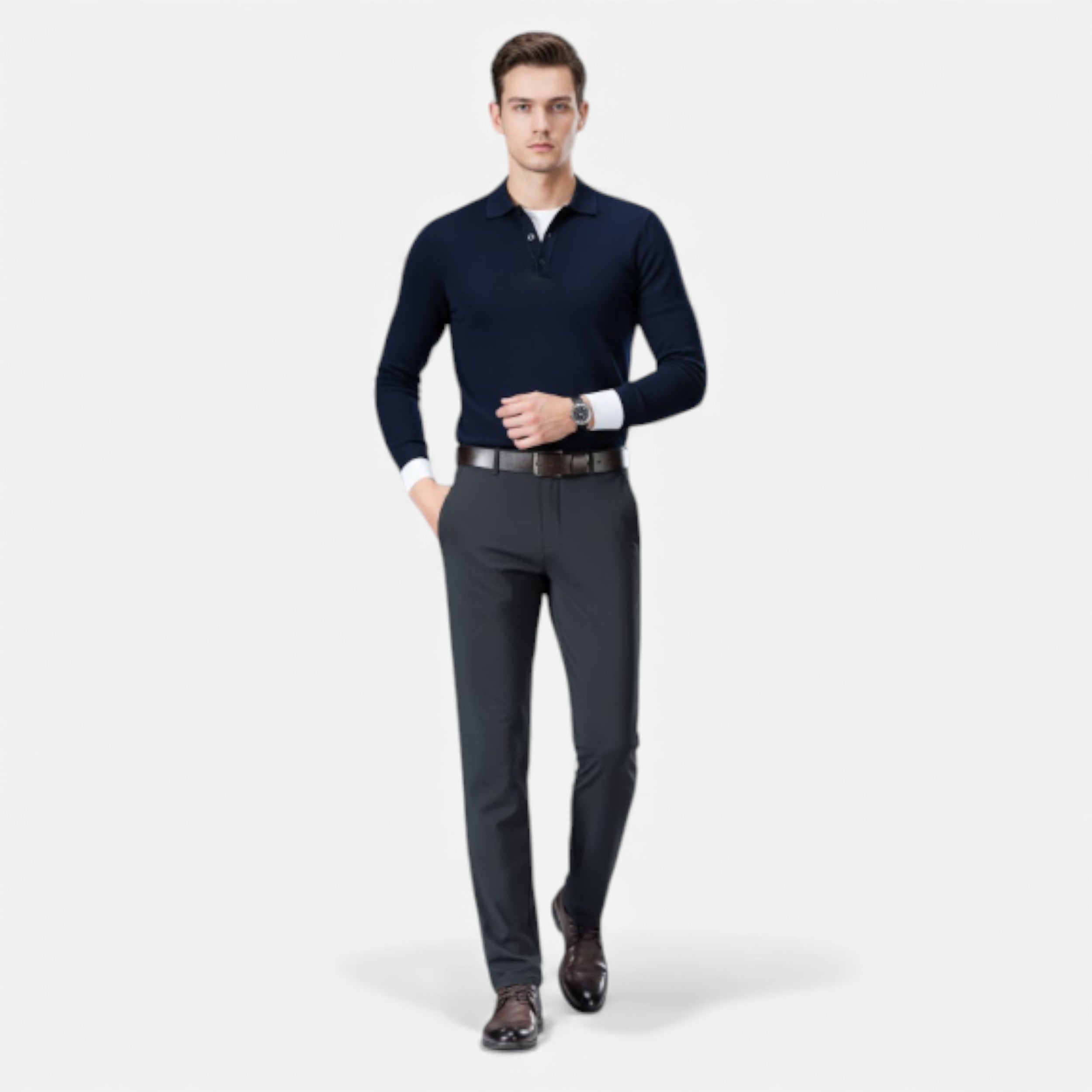Lurvain | Men’s Business Casual Trousers – Modern Office Heritage