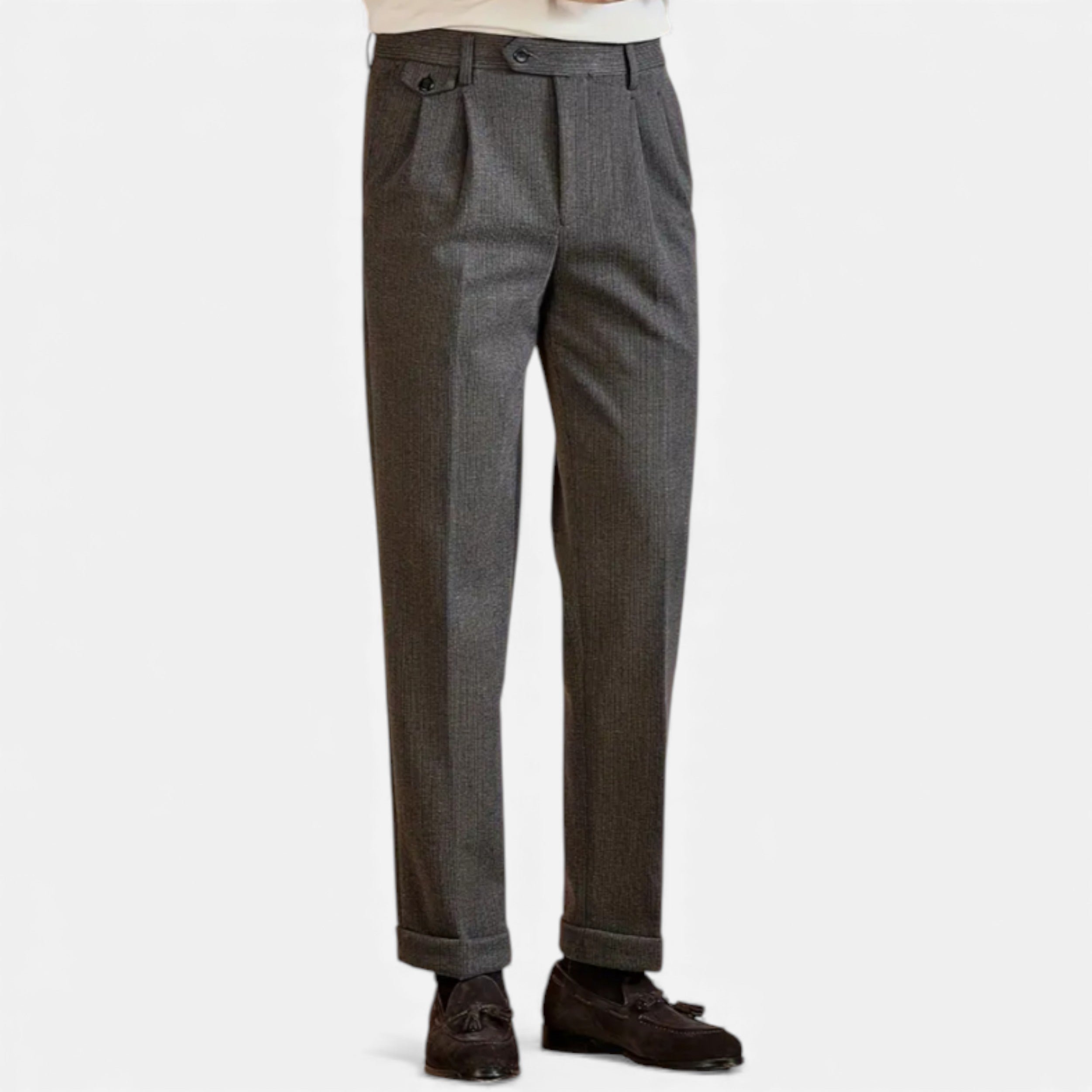Lurvain | Men’s Italian Wool-Blend Trousers – Autumn Heritage