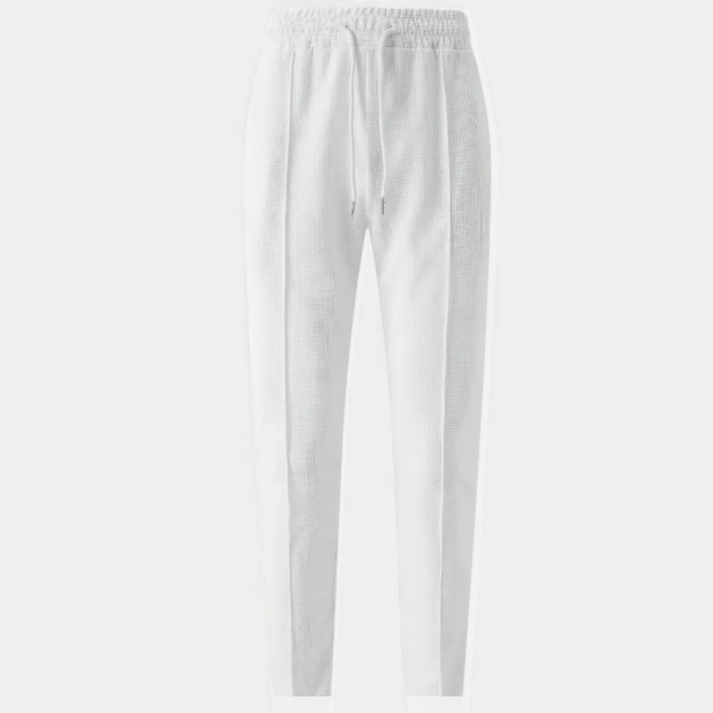 Lurvain | Men’s Waffle Knit Casual Pants – Relaxed Aristocracy