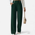 Alveraine | Women’s Wide-Leg Button Detail Pants