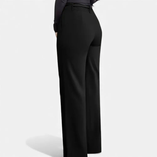 Lurvain | Classic Belted High-Waist Office Pants