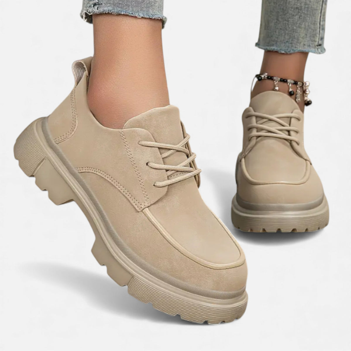 Lurvain | Women’s Platform Sneakers — Elevated Neutrality