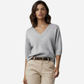 Alveraine | Women’s Elegant V-Neck Knit for Summer Grace