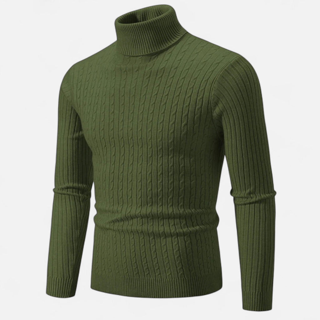 Lurvain | Men’s Wool Turtleneck Sweater – Winter Elegance