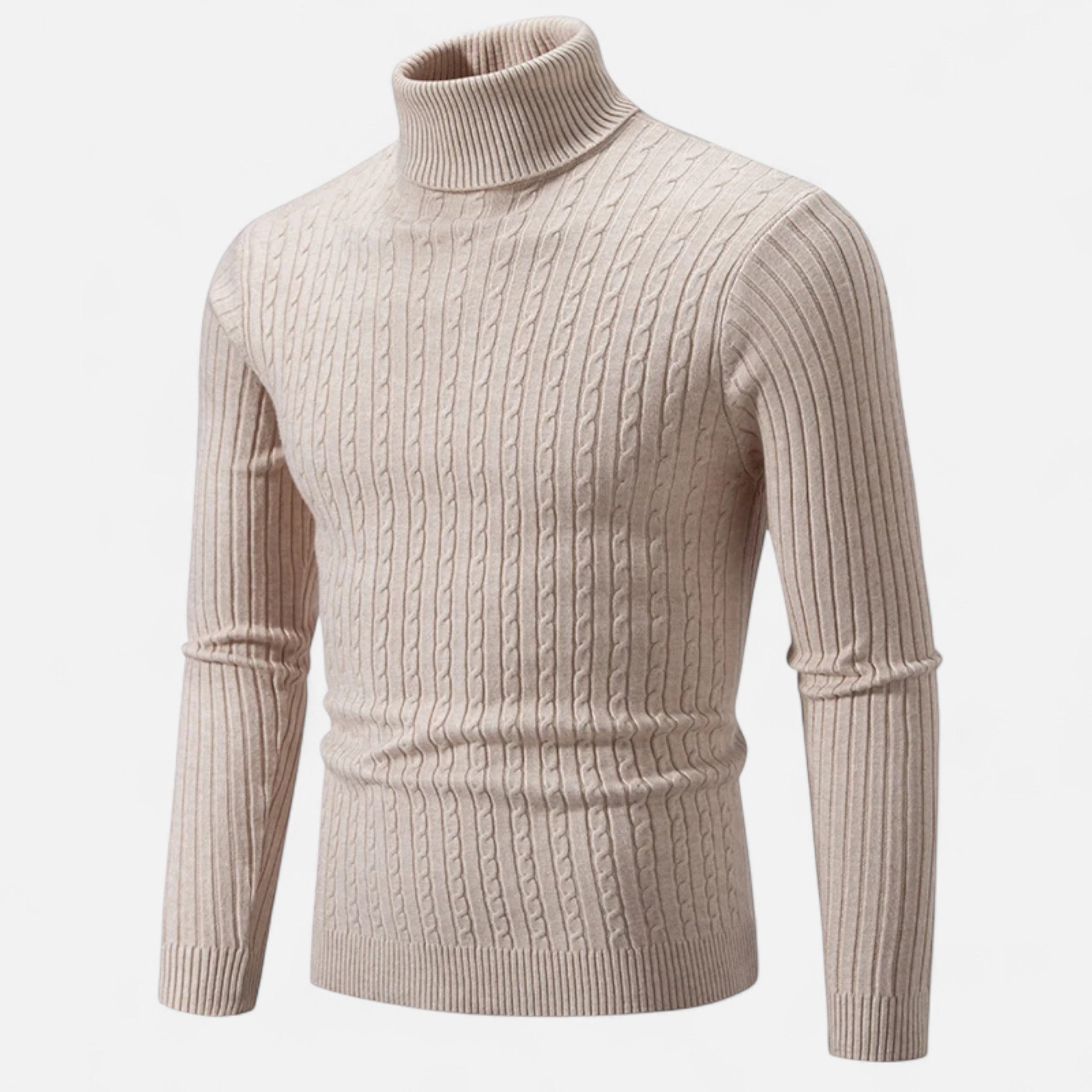 Lurvain | Men’s Wool Turtleneck Sweater – Winter Elegance