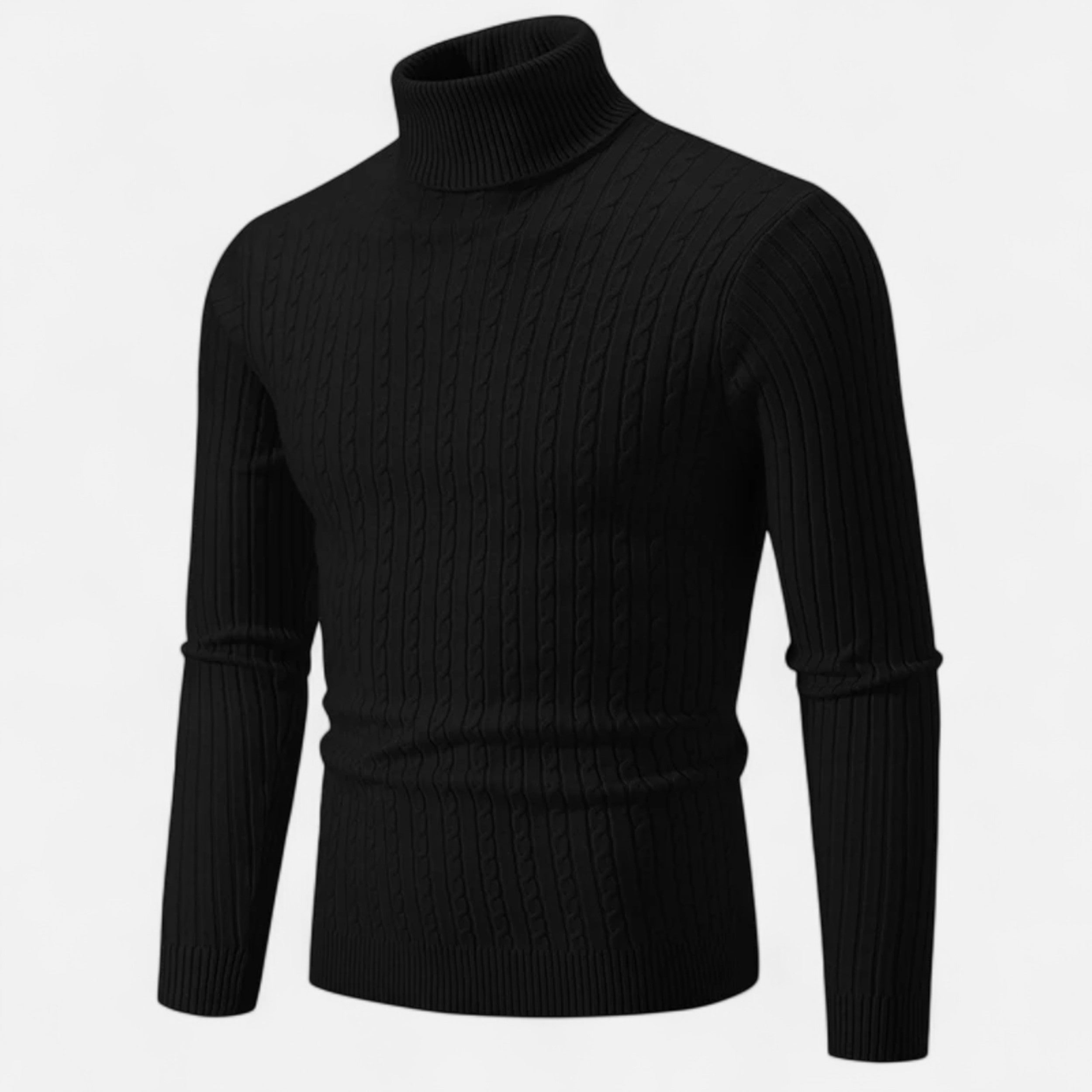 Lurvain | Men’s Wool Turtleneck Sweater – Winter Elegance