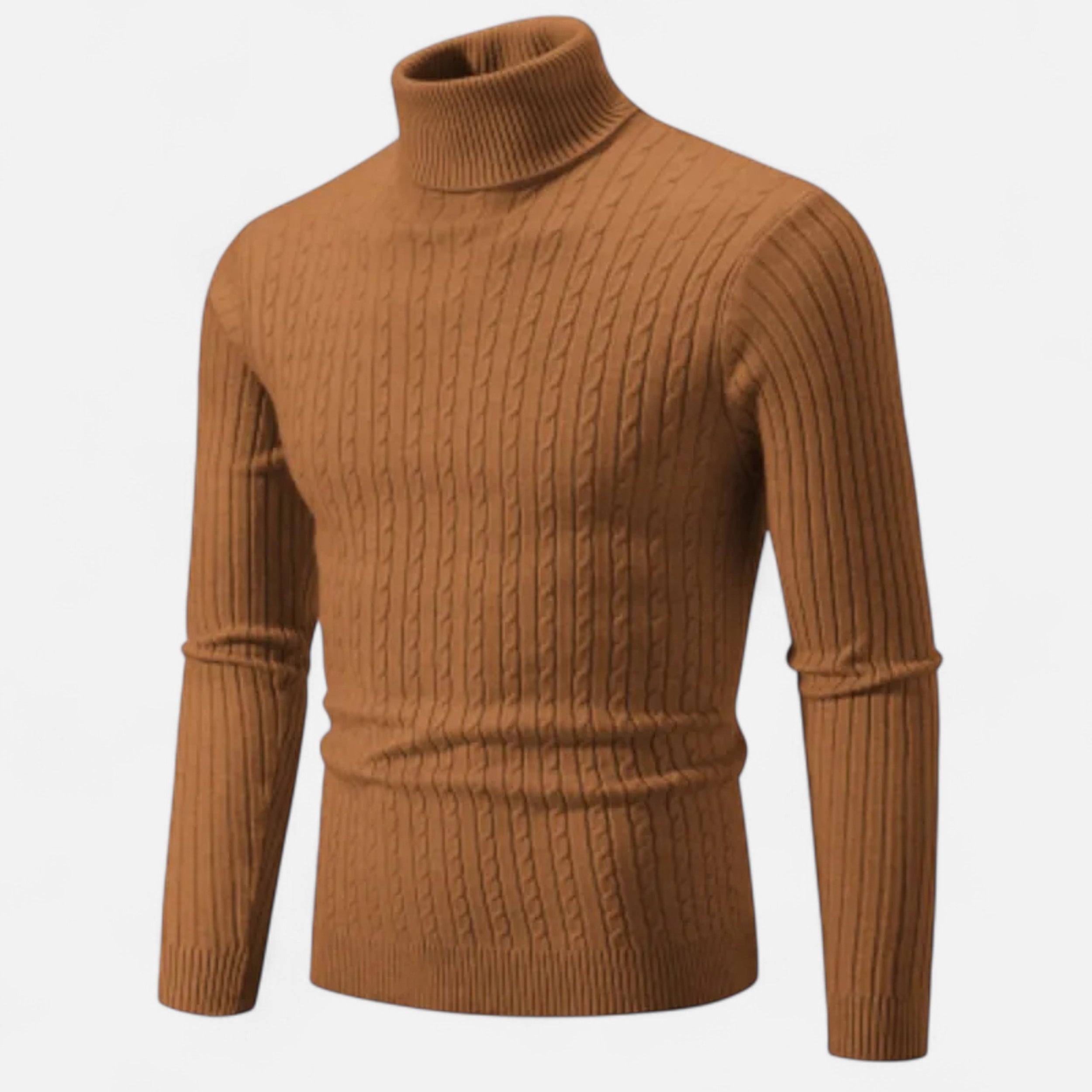 Lurvain | Men’s Wool Turtleneck Sweater – Winter Elegance