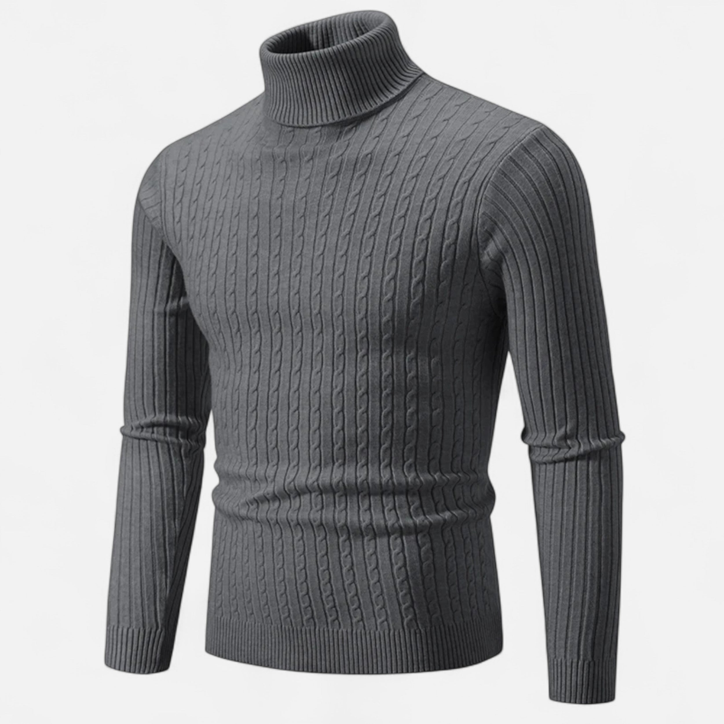 Lurvain | Men’s Wool Turtleneck Sweater – Winter Elegance