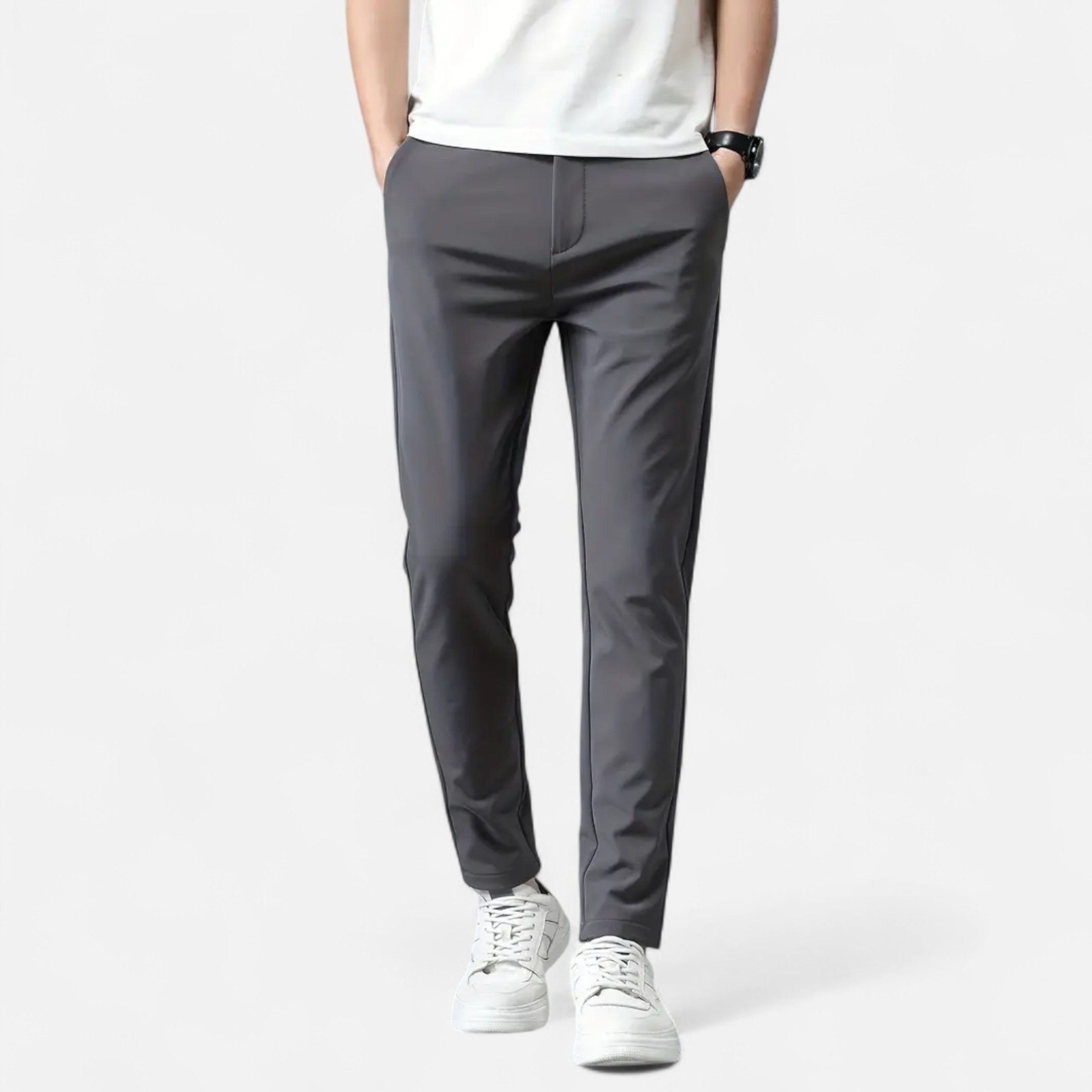 Lurvain | Men’s Slim-Fit Trousers – Refined Business Elegance