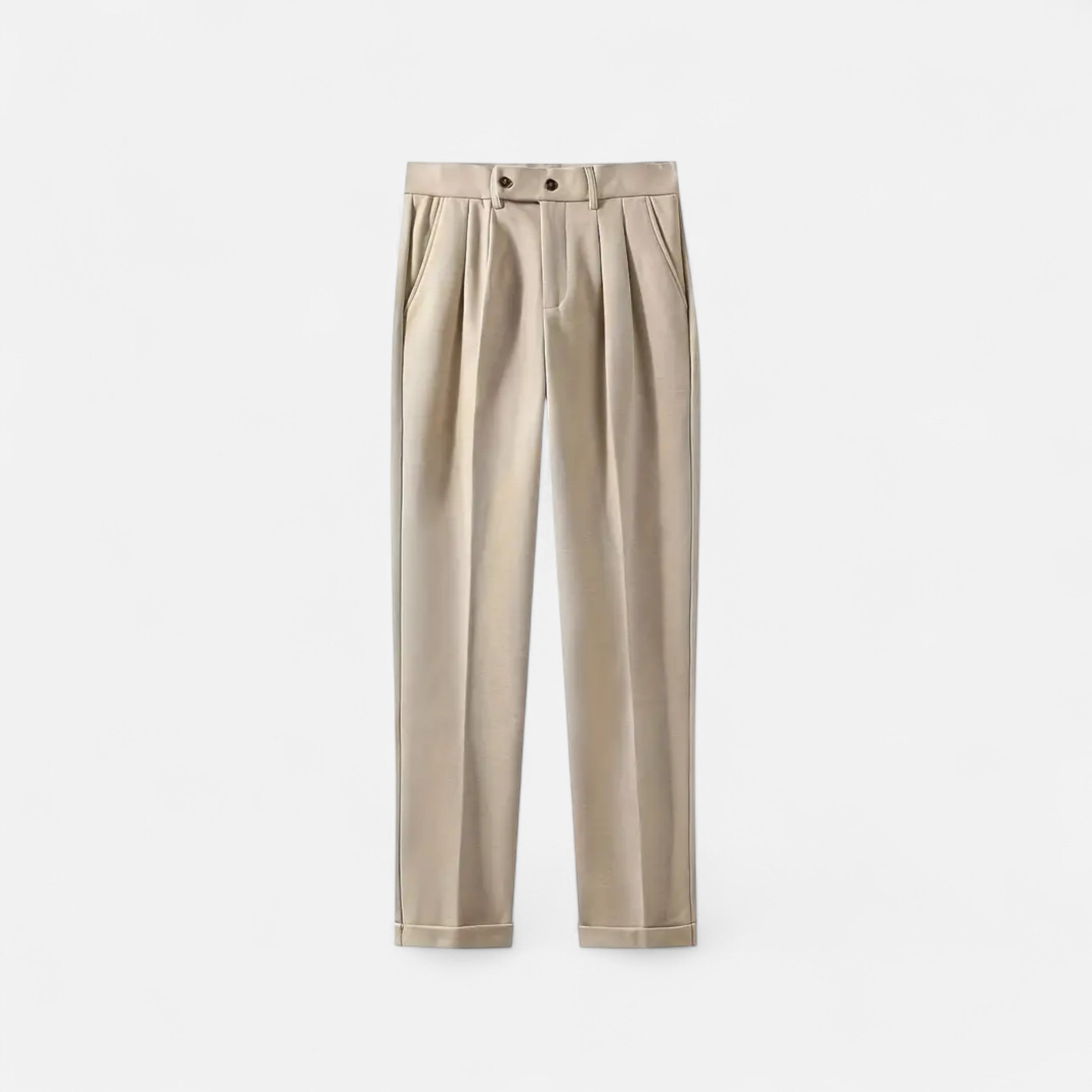 Lurvain | Men’s Naples Trousers – High-Waist British Style