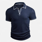 Alveraine | Men’s Summer Polo Shirt – Classic Knit Design