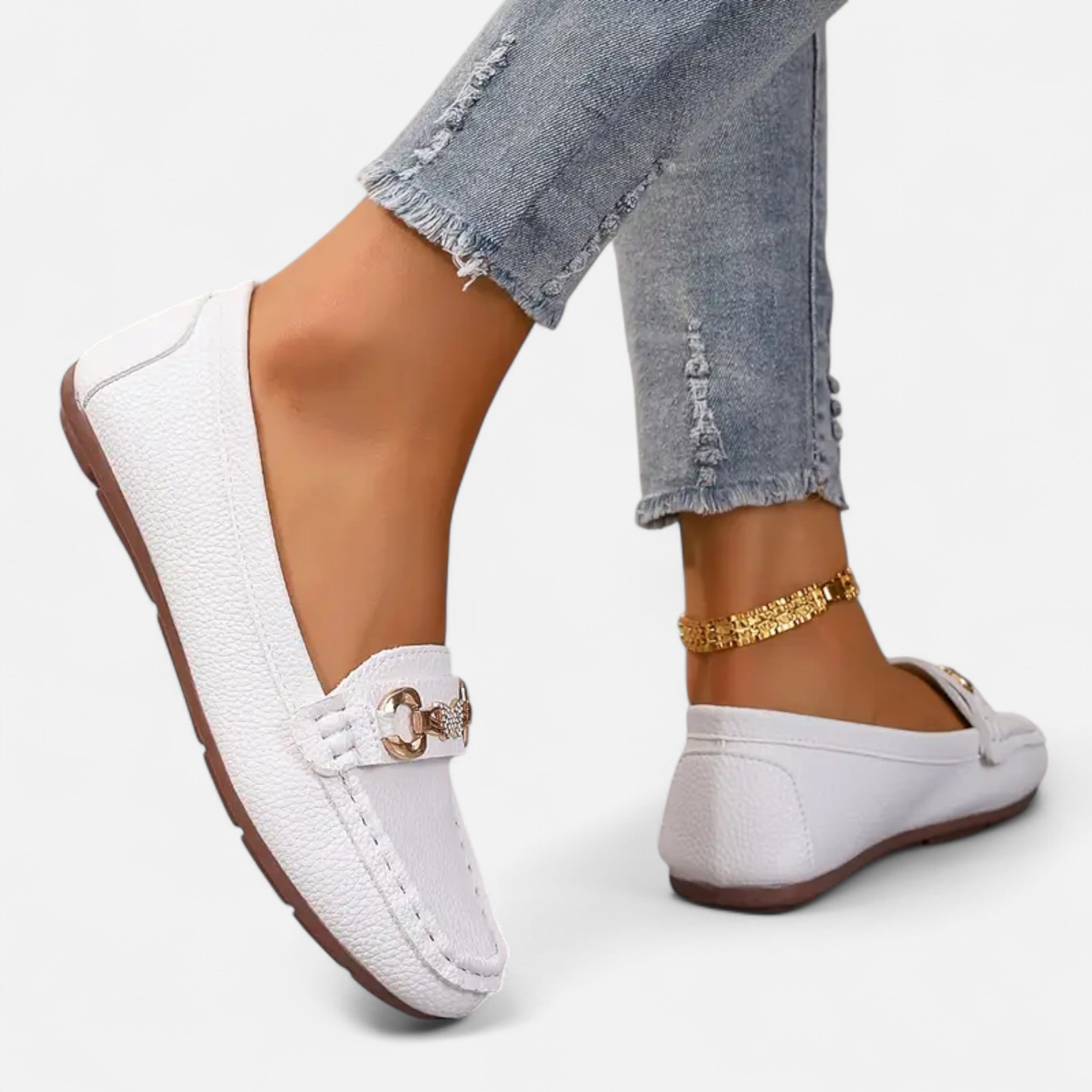 Lurvain | Women’s Diamond Butterfly Strap Shoes