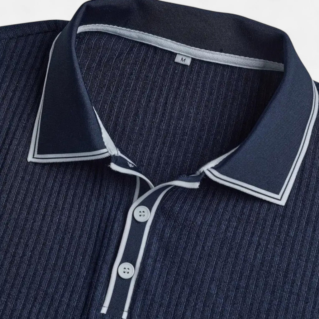Lurvain | Men’s Summer Polo Shirt – Classic Knit Design