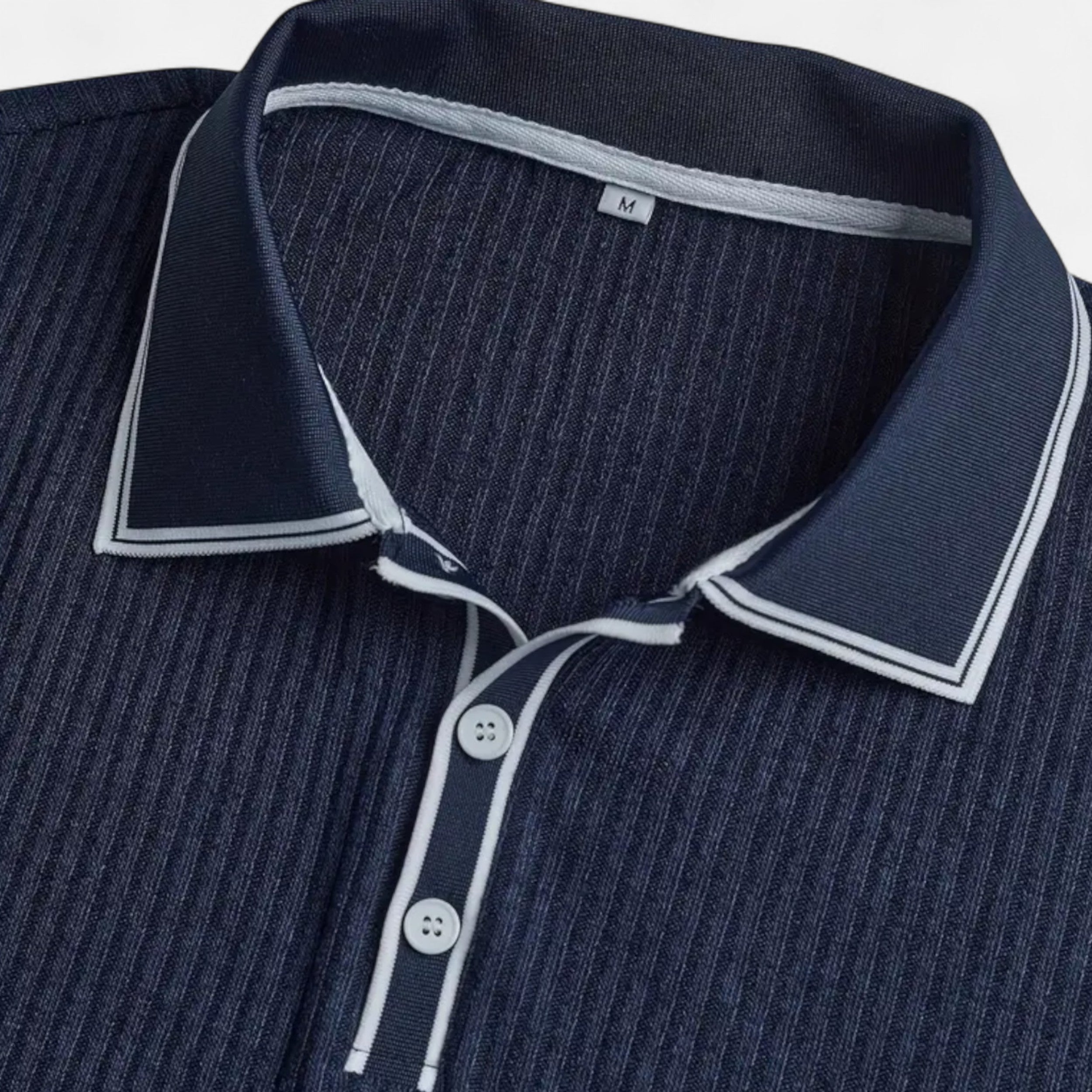 Lurvain | Men’s Summer Polo Shirt – Classic Knit Design