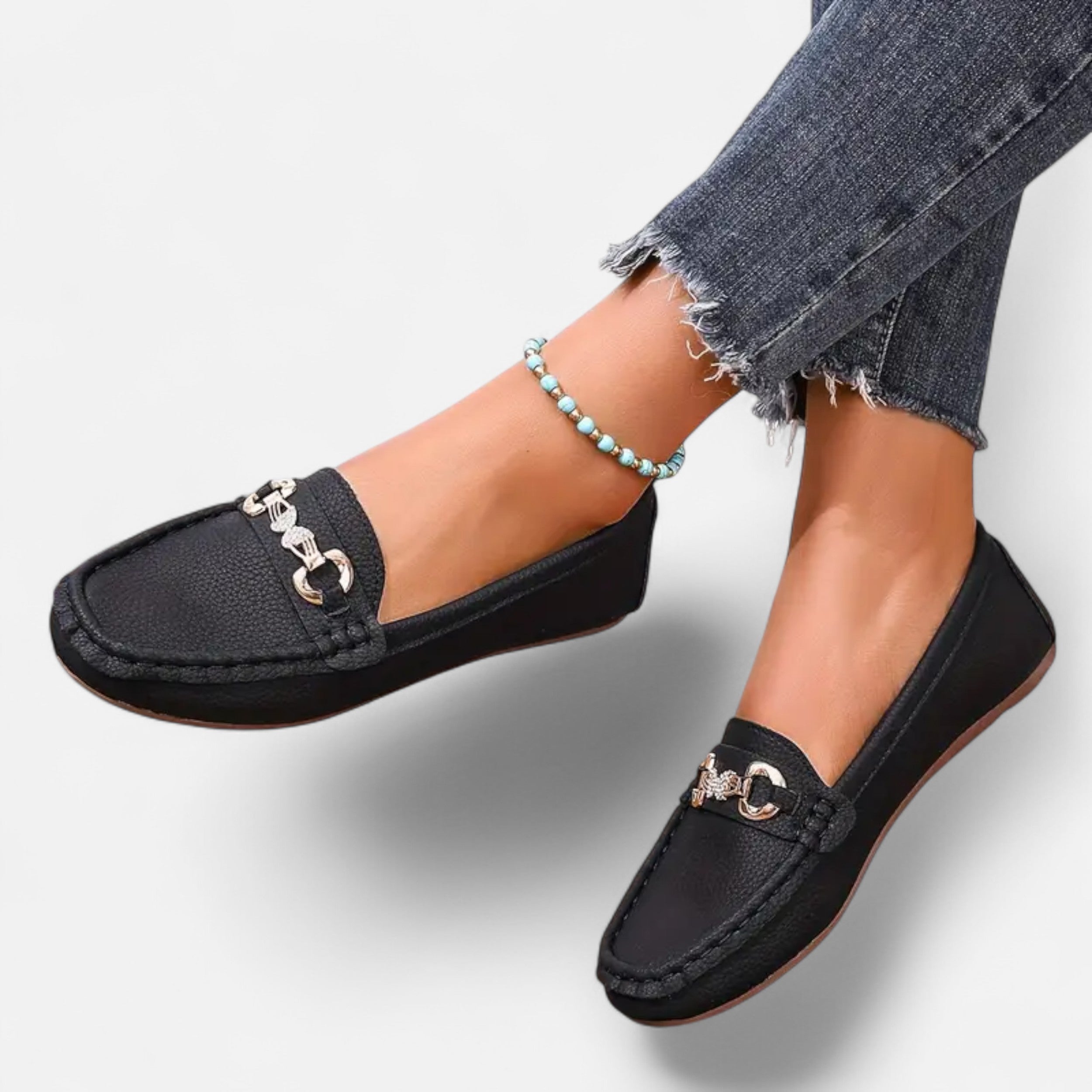 Lurvain | Women’s Diamond Butterfly Strap Shoes