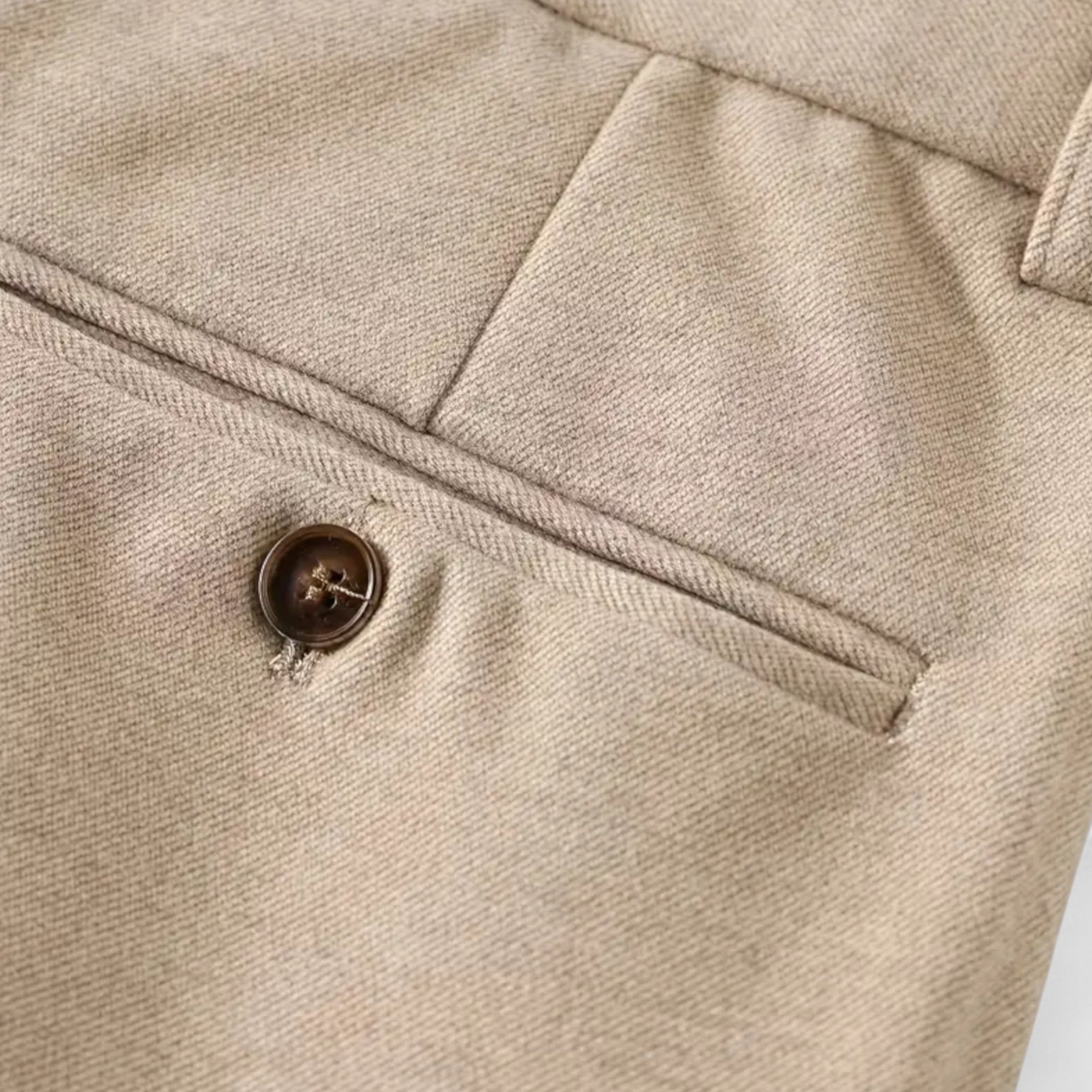 Lurvain | Men’s Naples Trousers – High-Waist British Style