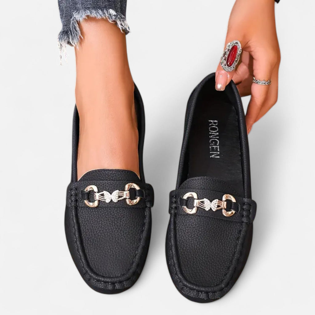 Lurvain | Women’s Diamond Butterfly Strap Shoes