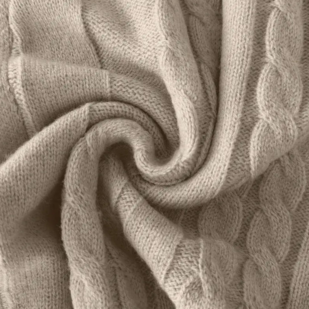 Alveraine | Men’s Cable-Knit Cardigan