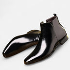 Alveraine | Men’s Vintage Leather Lace-Up Business Boots