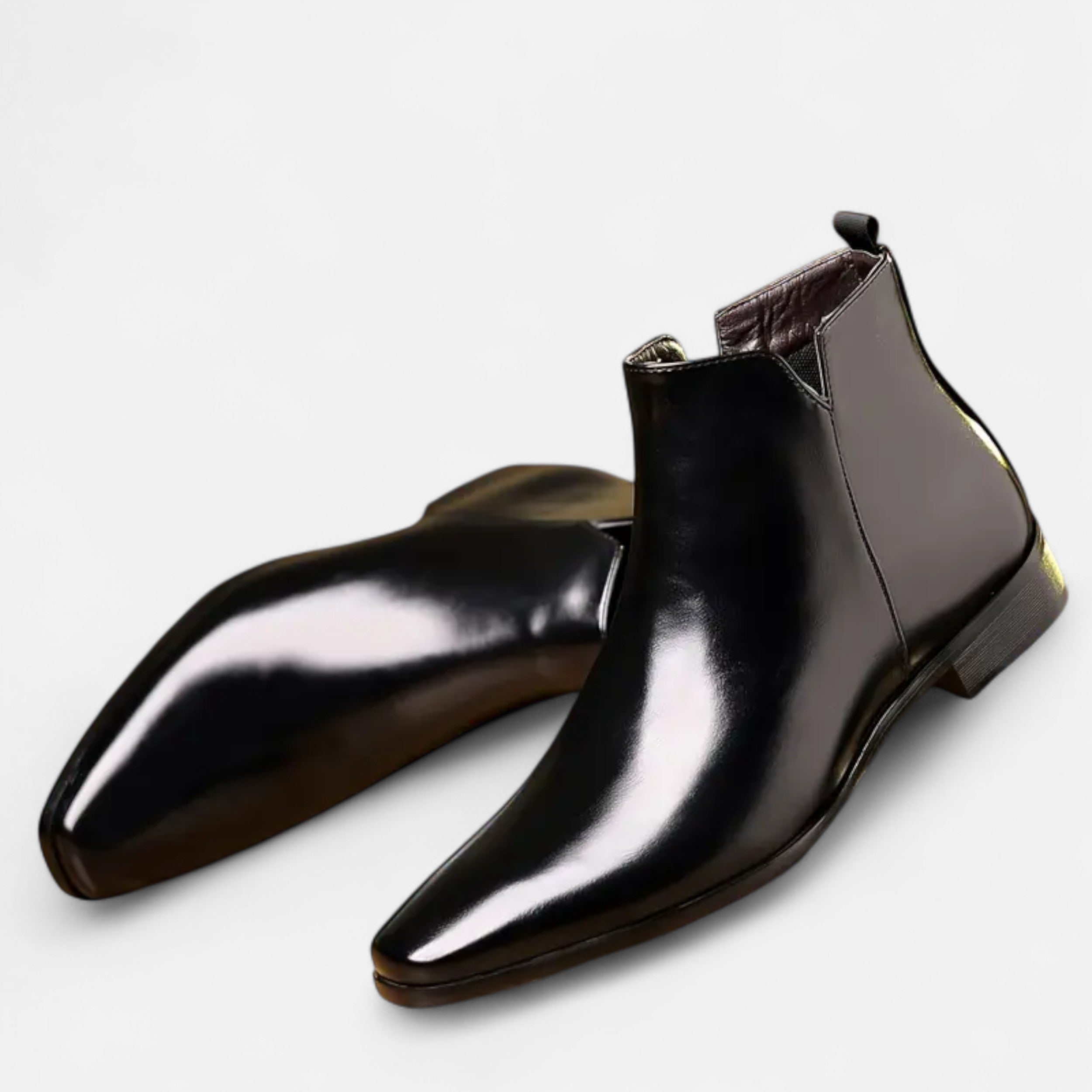 Lurvain | Men’s Vintage Leather Lace-Up Business Boots