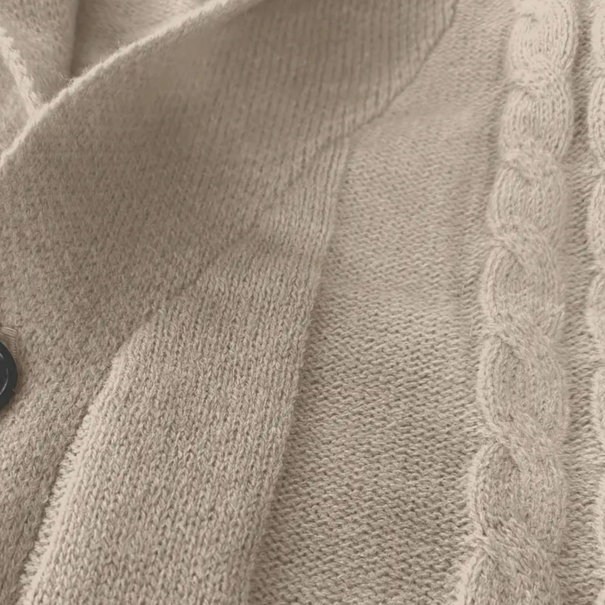 Lurvain | Men’s Cable-Knit Cardigan – Autumn Heritage Style