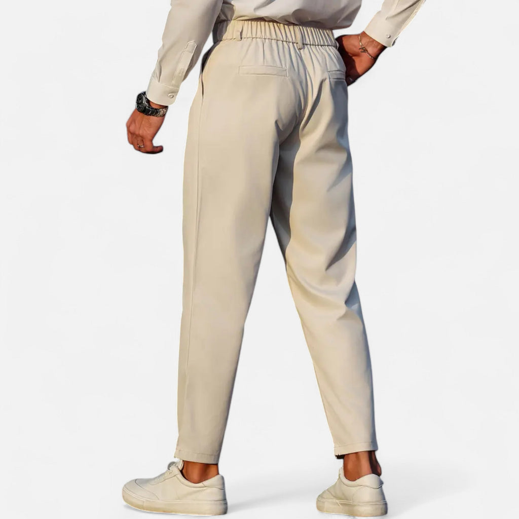 Lurvain | Men’s Relaxed-Fit Pants – Double-Button Classic