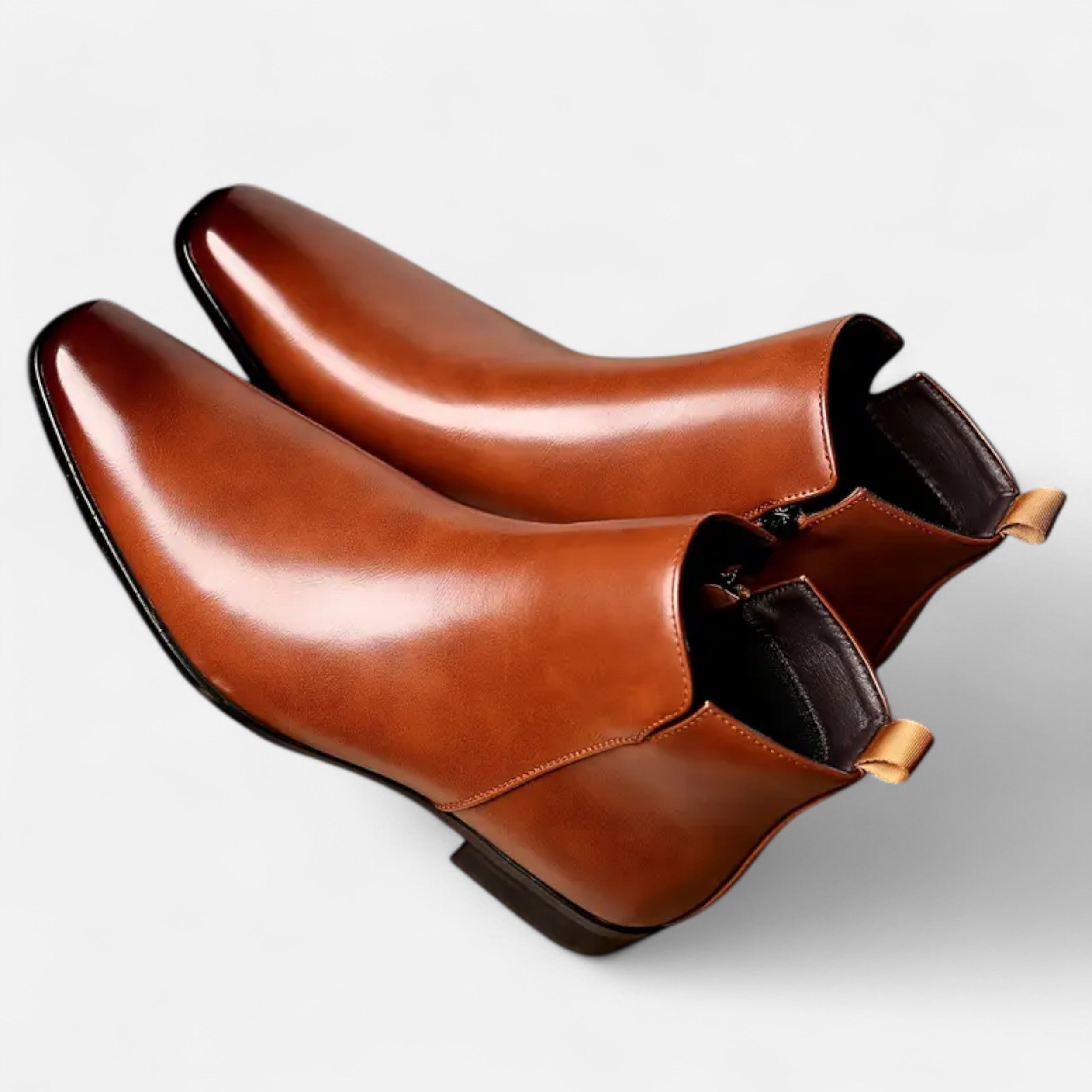 Lurvain | Men’s Vintage Leather Lace-Up Business Boots